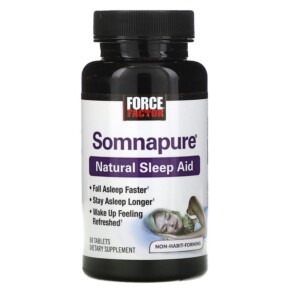 Force Factor Somnapure Natural Sleep Aid 60 Tablets 852496002651