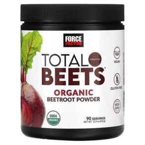 Force Factor Total Beets Organic Beetroot Powder 15.9 oz (450 g) 818594019052
