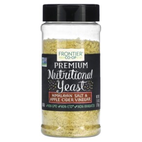 Frontier Co-op Premium Nutritional Yeast Himalayan Salt & Apple Cider Vinegar 7.51 oz (213 g) 089836196552