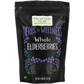 Frontier Co-op Whole Elderberries 8 oz (227 g) 089836311061