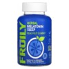 Fruily Herbal Melatonin Sleep with Organic Apple Peach & Mango Mixed Fruit 50 Gummies 850019556087