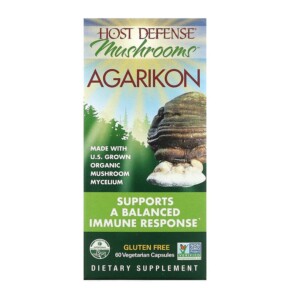 Fungi Perfecti Host Defense Agarikon 60 Vegetarian Capsules 633422031224