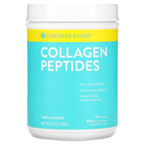 Further Food Collagen Peptides Unflavored 8.000 mg 24 oz (680 g) 646117813562