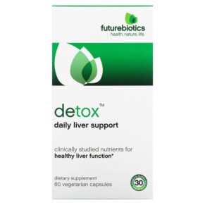 Futurebiotics Detox Daily Liver Support 60 Vegetarian Capsules 049479025107