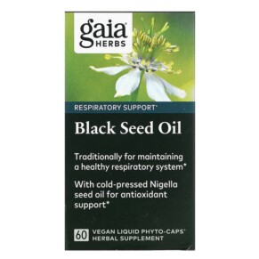 Gaia Herbs Black Seed Oil 60 Vegan Liquid Phyto-Caps 751063151665