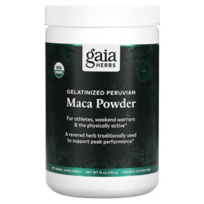Gaia Herbs Gelatinized Peruvian Maca Powder 16 oz (454 g) 751063146326