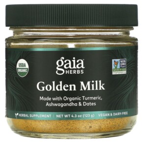 Gaia Herbs Golden Milk 4.3 oz (123 g) 751063149273