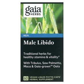 Gaia Herbs Male Libido 60 Vegan Liquid Phyto-Caps 751063399104