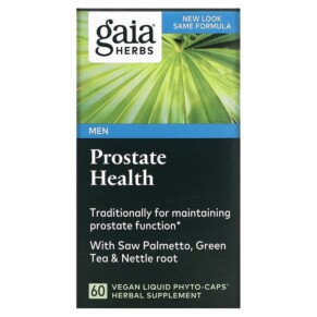 Gaia Herbs Prostate Health 60 Vegan Liquid Phyto-Caps 751063402804