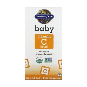 Garden of Life Baby Vitamin C Liquid 1.9 fl oz (56 ml) 658010125222