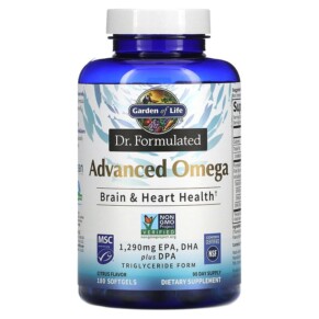 Garden of Life Dr. Formulated Advanced Omega Citrus 180 Softgels 658010124638