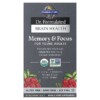 Garden of Life Dr. Formulated Brain Health Memory & Focus for Young Adults 60 Vegetarian Tablets 658010121279