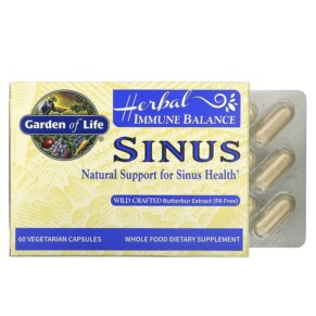 Garden of Life Herbal Immune Balance Sinus 60 Vegetarian Capsules 658010115858