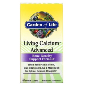 Garden of Life Living Calcium Advanced 120 Vegetarian Caplets 658010112635