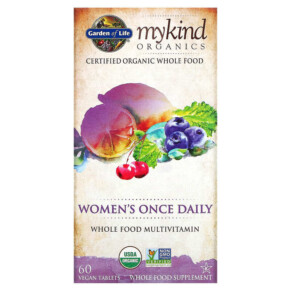 Garden of Life MyKind Organics Women's Once Daily 60 Vegan Tablets 658010117760