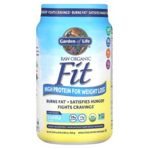 Garden of Life RAW Organic Fit High Protein for Weight Loss Vanilla 32.8 oz (930 g) 658010120425