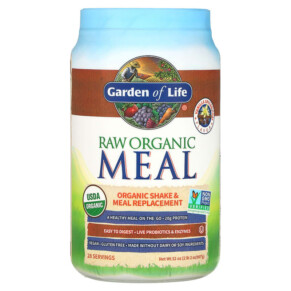 Garden of Life RAW Organic Meal Shake & Meal Replacement Vanilla Spiced Chai 2 lb 2 oz (907 g) 658010116046