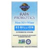 Garden of Life RAW Probiotics Men 50 & Wiser 85 Billion Live Cultures 90 Vegetarian Capsules 658010115667