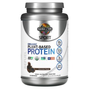 Garden of Life Sport Organic Plant-Based Protein Chocolate Flavor 29.6 oz (840 g) 658010119412