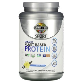 Garden of Life Sport Organic Plant-Based Protein Vanilla 1 lb 12 oz (806 g) 658010119436