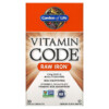 Garden of Life Vitamin Code RAW Iron 30 Vegan Capsules 658010113762