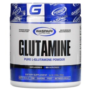 Gaspari Nutrition Glutamine Unflavored 10.58 oz (300 g) 646511012516
