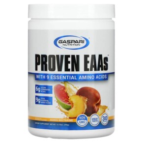 Gaspari Nutrition Proven EAAs with 9 Essential Amino Acids Guava Nectarine 13.75 oz (390 g) 646511026582
