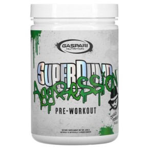 Gaspari Nutrition SuperPump Aggression Pre-Workout Jersey Mobster Italian Ice 450 g 646511030657