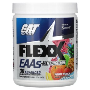 GAT Flexx EAAs + Hydration Fruit Punch 12.2 oz (345 g) 816170023042