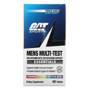 GAT Men's Multi+Test Multivitamin with Testosterone Support 90 Tablets 816170022830