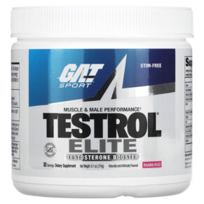 GAT Testrol Elite Testosterone Booster Raging Razz 6.1 oz (174 g) 816170022816