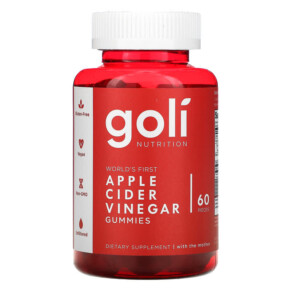 Goli Nutrition Apple Cider Vinegar Gummies 60 Gummies 627987249620