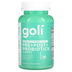 Goli Nutrition Pre+Post+Probiotics 60 Gummies 055840403962