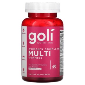 Goli Nutrition Women's Complete Multi Gummies 60 Pieces 055840402552