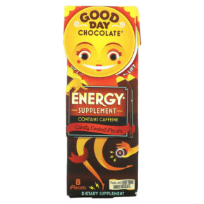 Good Day Chocolate Energy Supplement 8 Candy Coated Pieces 858982004000