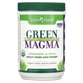 Green Foods Corporation Green Magma Barley Grass Juice Powder 10.6 oz (300 g) 083851204667
