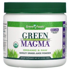 Green Foods Corporation Green Magma Barley Grass Juice Powder 5.3 oz (150 g) 083851204315