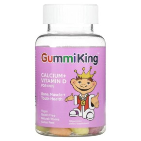 GummiKing Calcium + Vitamin D for Kids 60 Gummies 835776000523