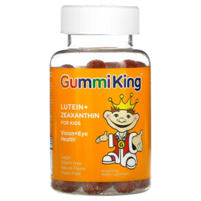 GummiKing Lutein + Zeaxanthin for Kids Mango 60 Gummies 835776001063