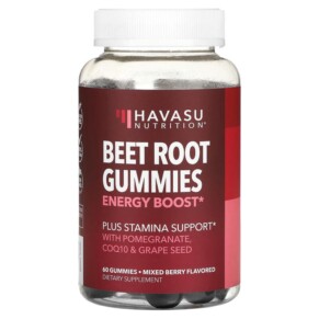 Havasu Nutrition Beet Root Gummies Mixed Berry 60 Gummies 850008464645