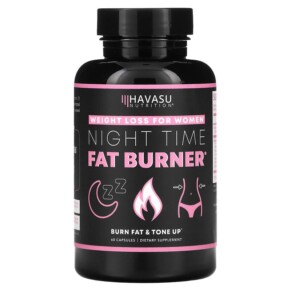 Havasu Nutrition Nighttime Fat Burner For Women 60 Capsules 850008464218