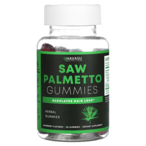 Havasu Nutrition Saw Palmetto Gummies Raspberry 60 Gummies 850008464607