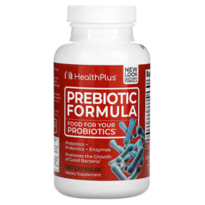 Health Plus Inc. Prebiotic Formula 500 mg 180 Capsules 083502103530