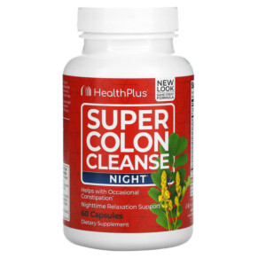 Health Plus Inc. Super Colon Cleanse Night 60 Capsules 083502087816