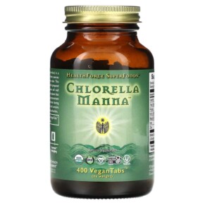 HealthForce Superfoods Chlorella Manna 400 VeganTabs 650786000734