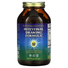 HealthForce Superfoods Intestinal Drawing Formula Version 7 260 Vegan Caps 650786000598