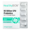 HealthyBiom 65 Billion CFUs Probiotics 30 Veggie Capsules 898220019175