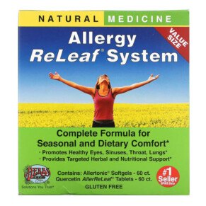 Herbs Etc. Allergy ReLeaf System 2 Bottles 60 Softgels/60 Tablets 765704750056