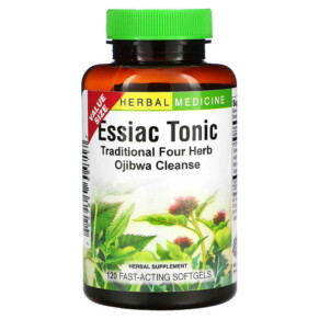 Herbs Etc. Essiac Tonic 120 Fast-Acting Softgels 765704604717