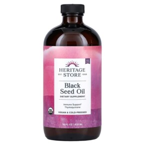 Heritage Store Black Seed Oil 16 fl oz (473 ml) 076970825714